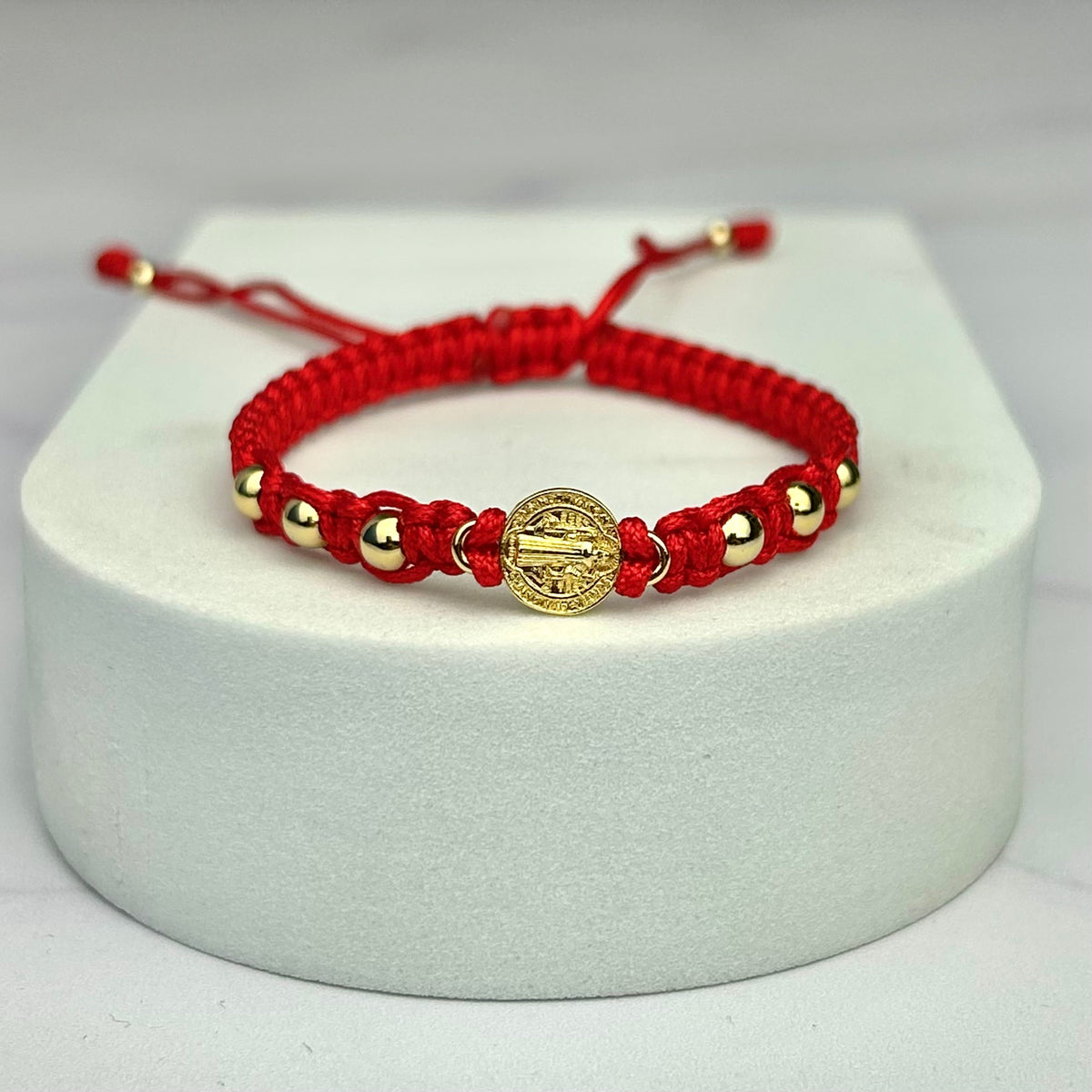 Pulsera Tejida Hrj San Benito Balin Liso OL18K RJ