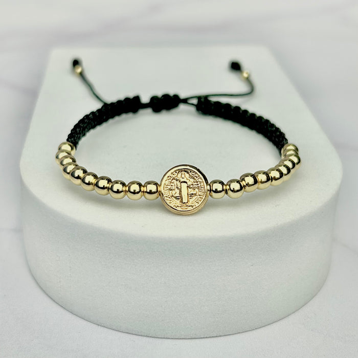 Pulsera Full Balin Liso Hrj San Benito OL18K Ng
