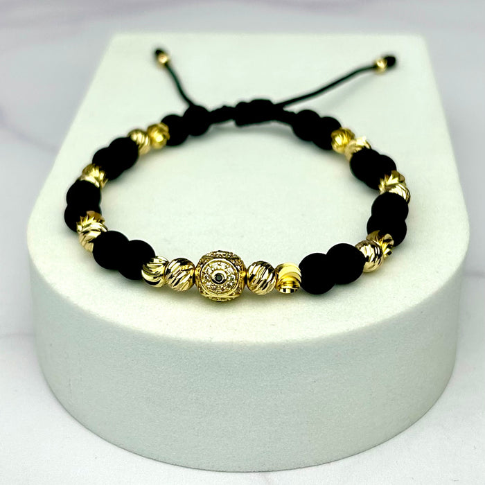Pulsera Full Balin Mixto con Hrj Bola de Fuego Ojo OR18K NG