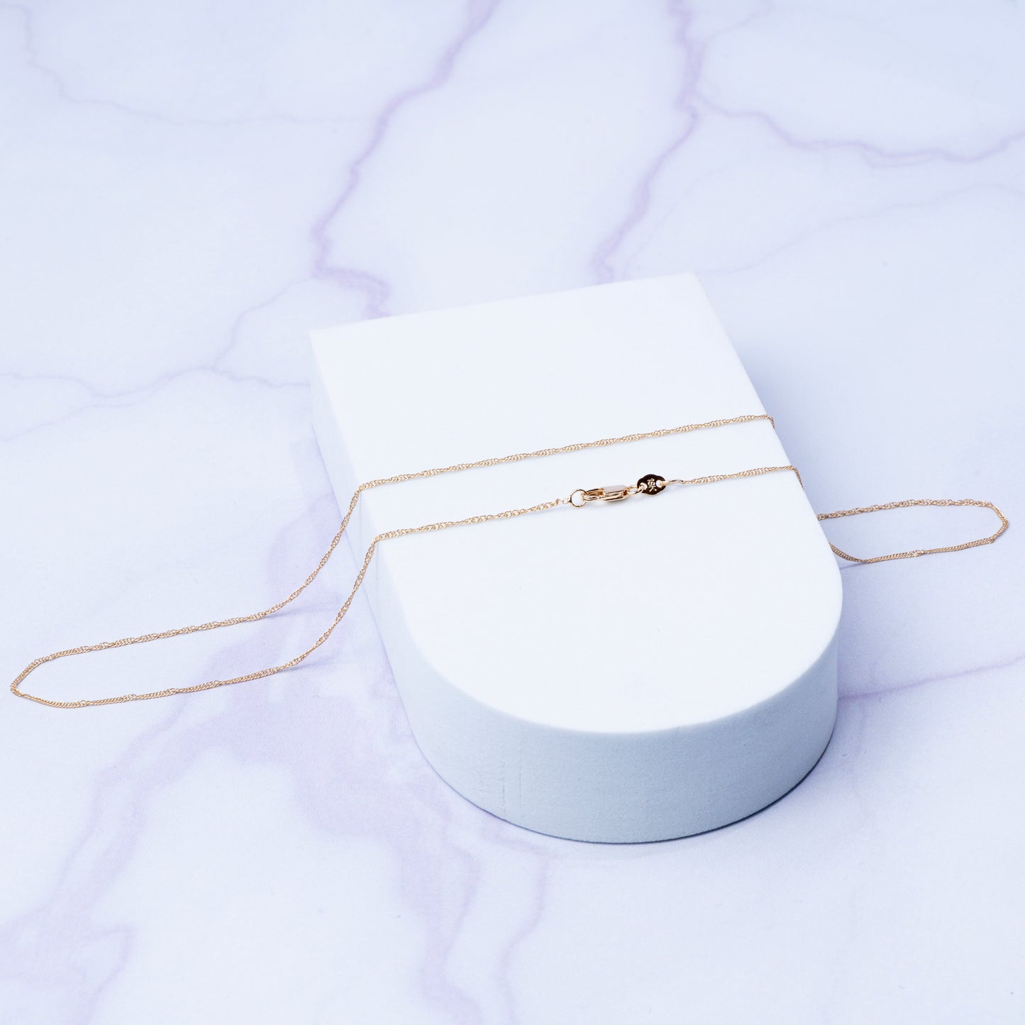 Cadena Singapur Diamantada 1 MM 45CM