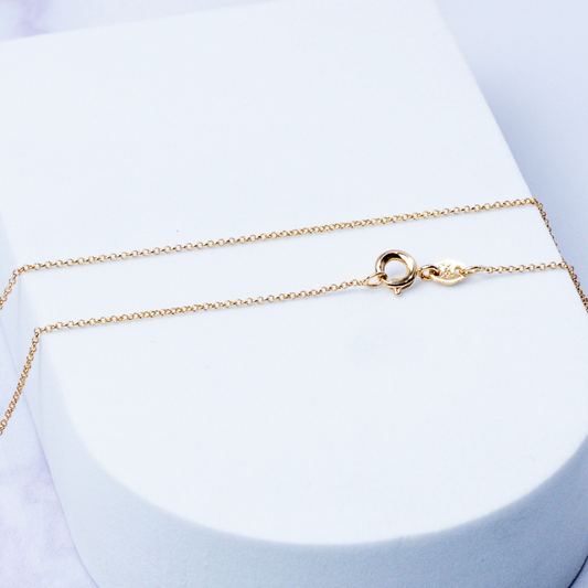 Cadena Argolla  Eslabon Volga 1MM 45CM