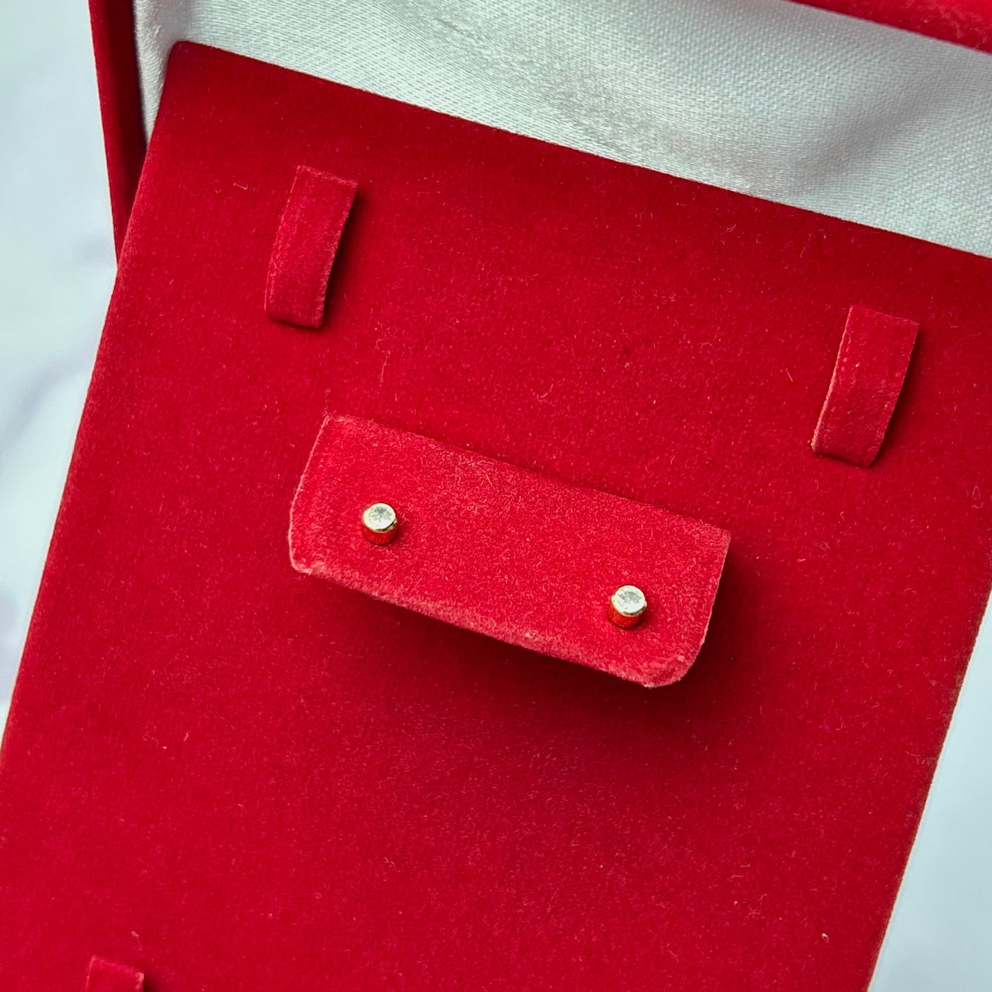 Arete Tipo Topo Canutillo Circon Cristal 2 mm