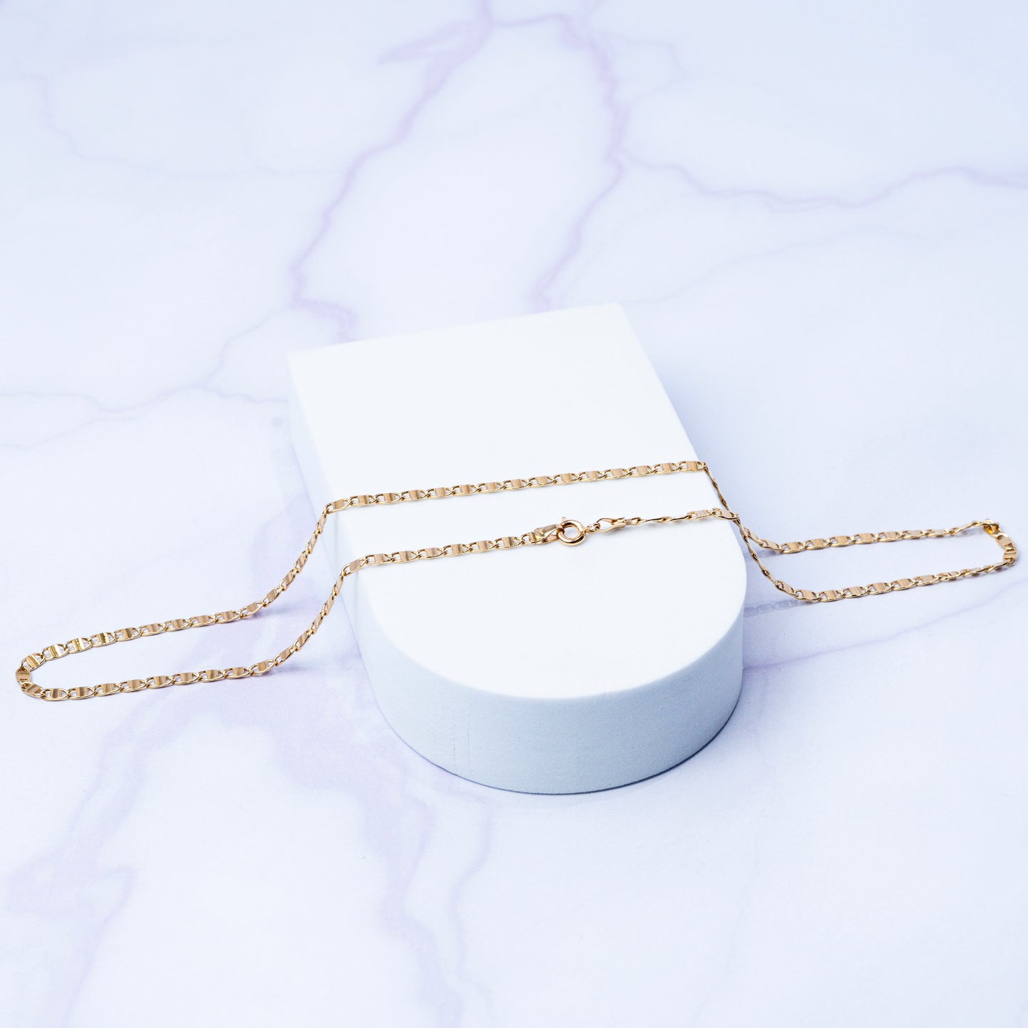 Cadena Espejo Oleada 3 mm 50 cm