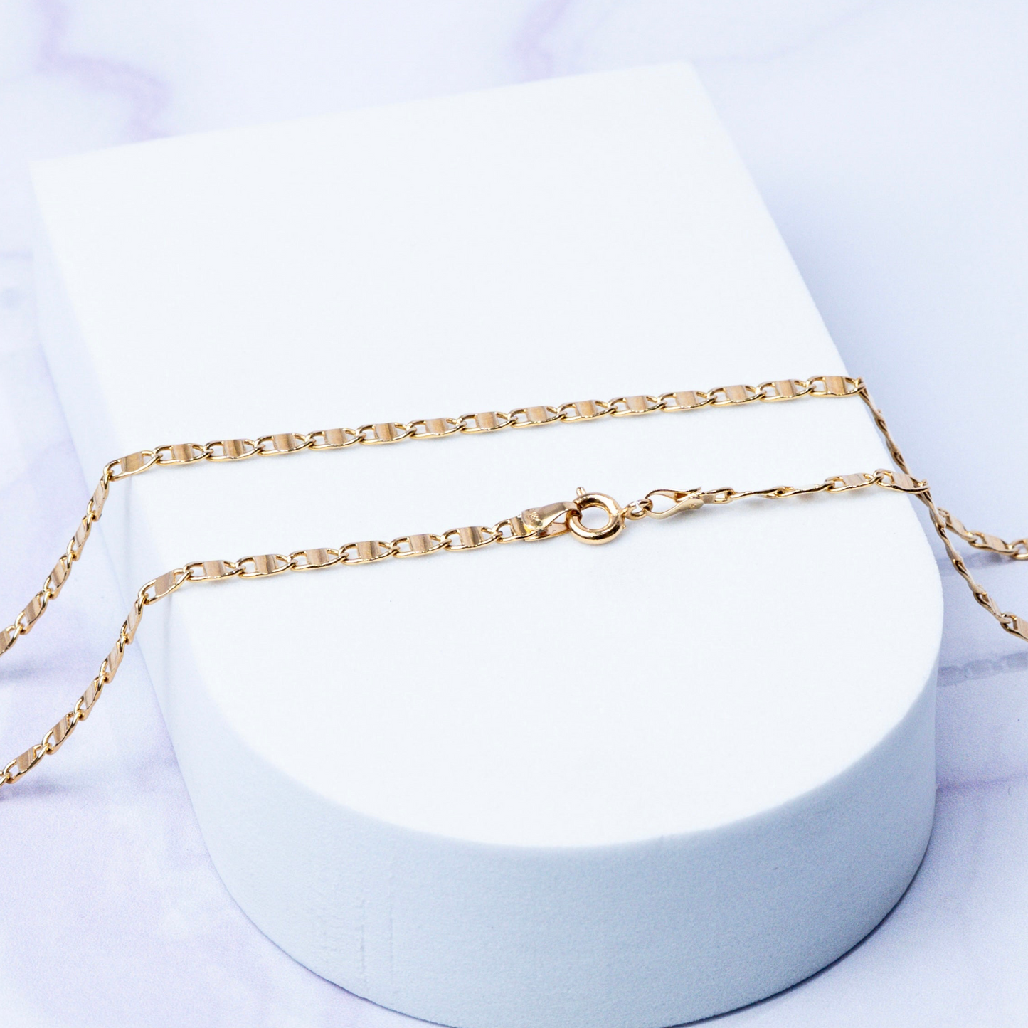 Cadena Espejo Oleada 3 mm 50 cm