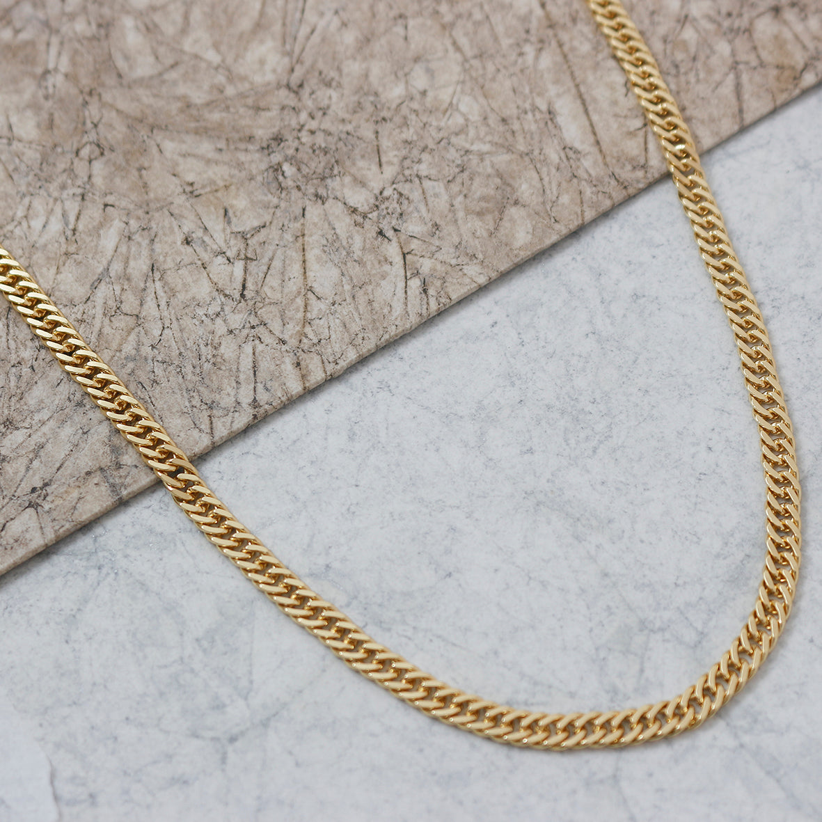 Cadena Cubana Continua - 4mm 65cm