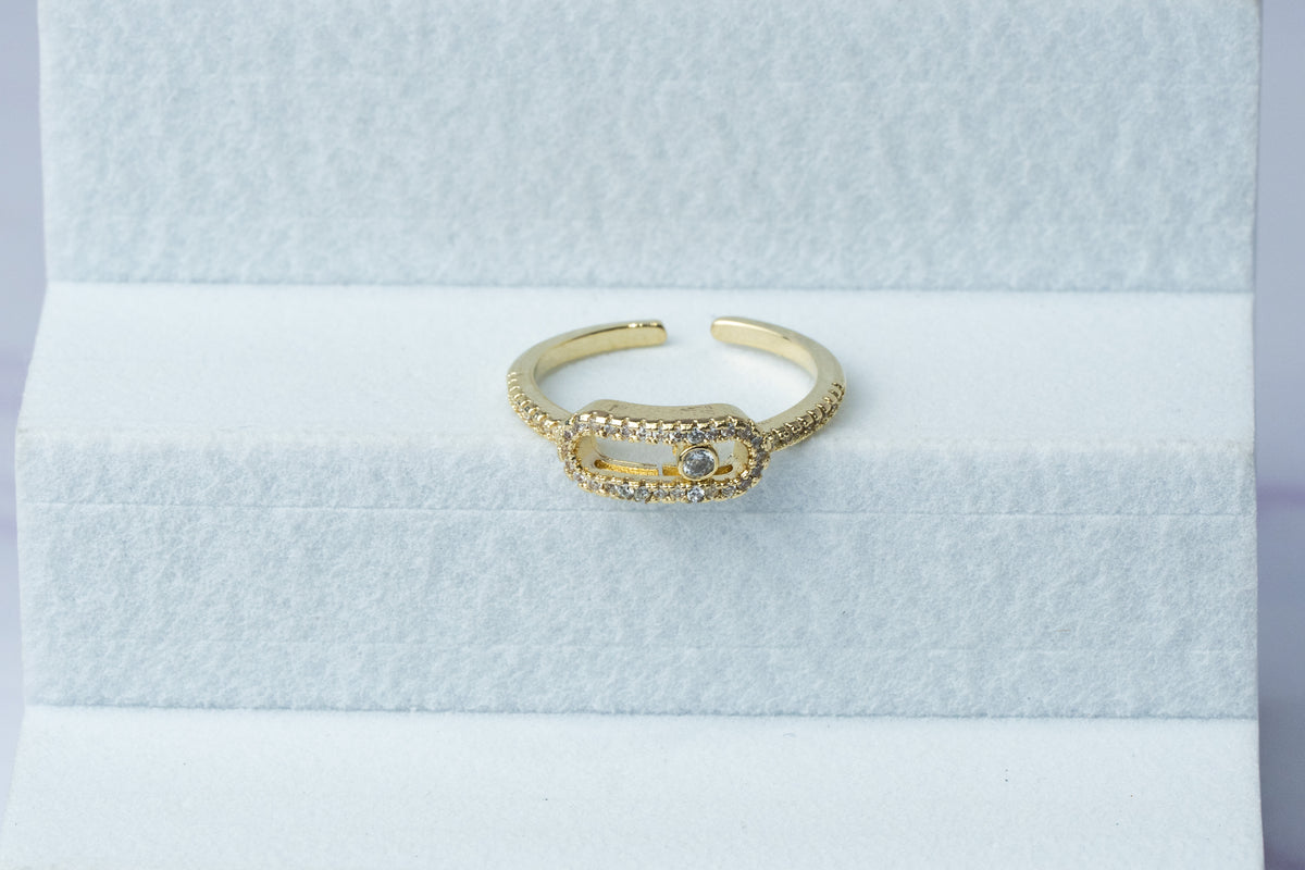 Anillo Move Messika Ajustable Circones Cristal