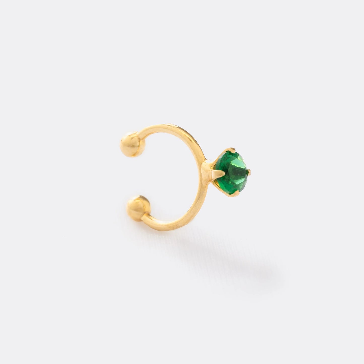 Arete pearcing fake Verde