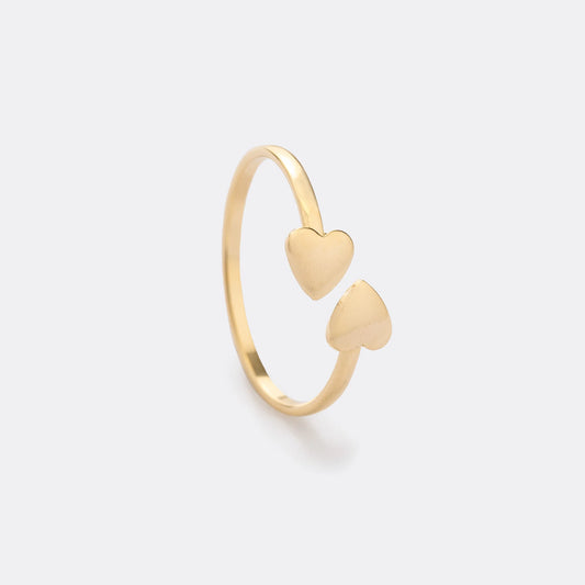 Anillo Ajustable Corazones