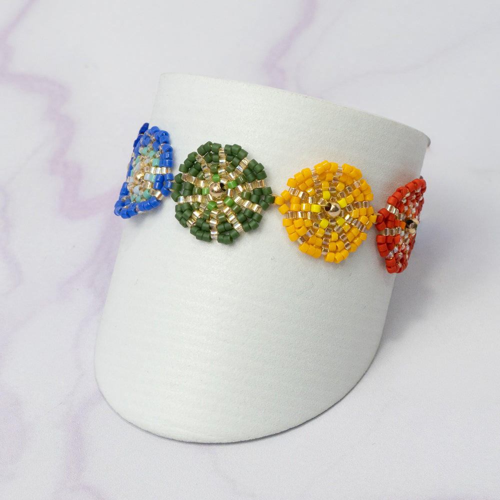 Pulsera Miyuki Chakra Vital Balin Liso