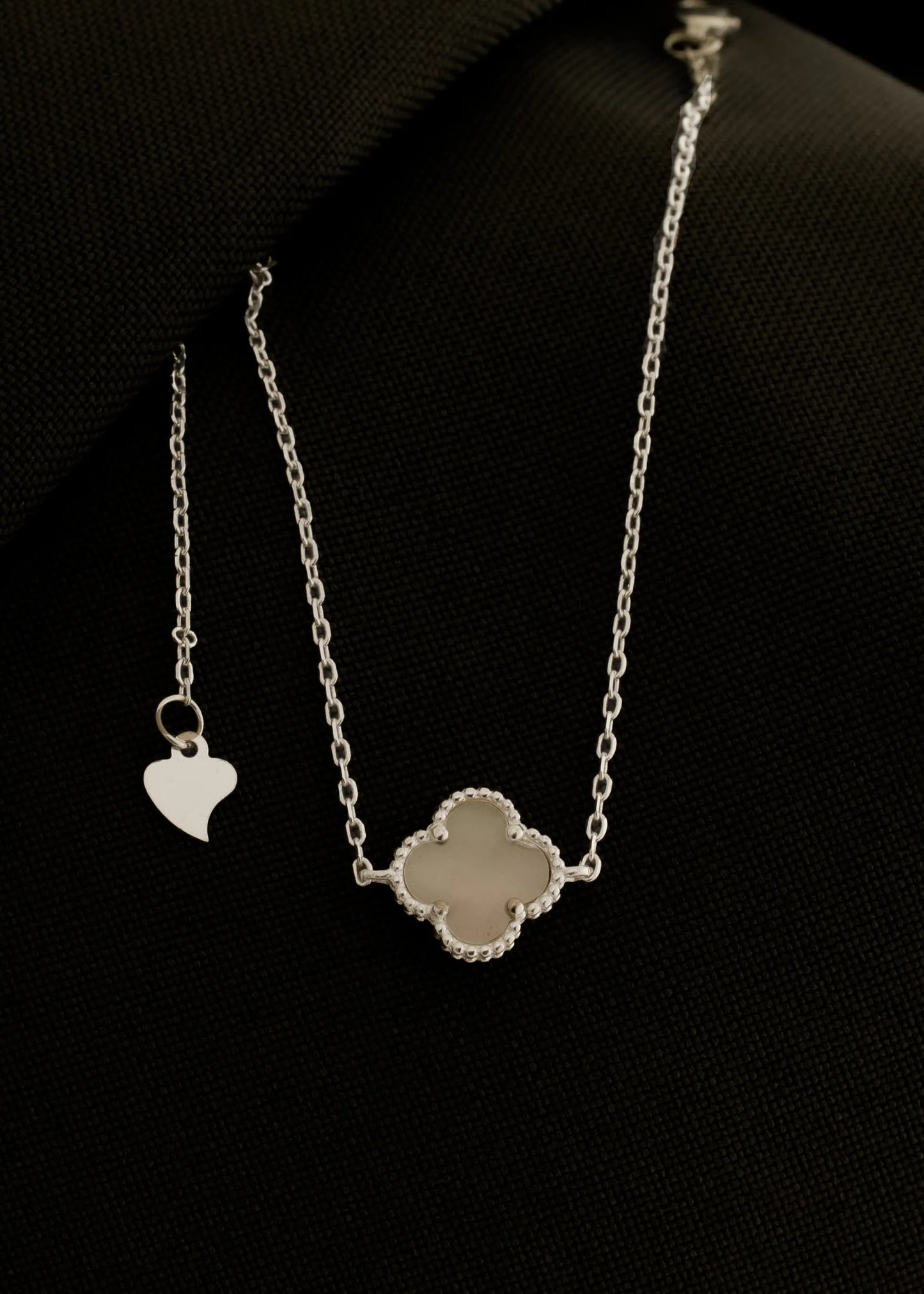 Pulsera Clover Nacar 0.7 mm 15.5 cm Plata 925