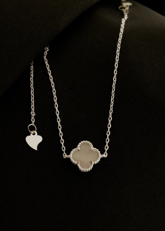 Pulsera Clover Nacar 0.7 mm 15.5 cm Plata 925