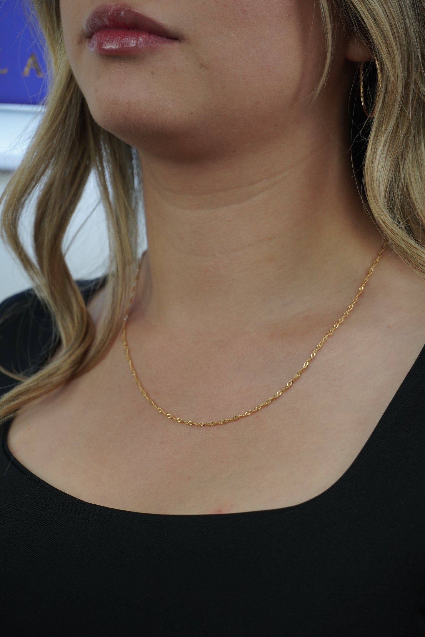 Cadena Singapur - 2mm 45cm