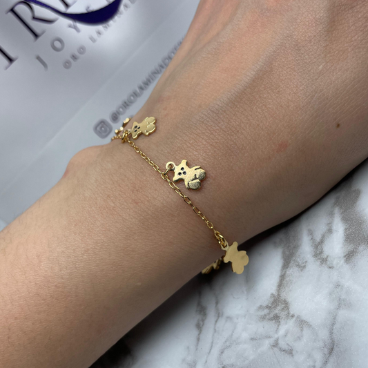 Pulsera Eslabón dije Tous 18cm