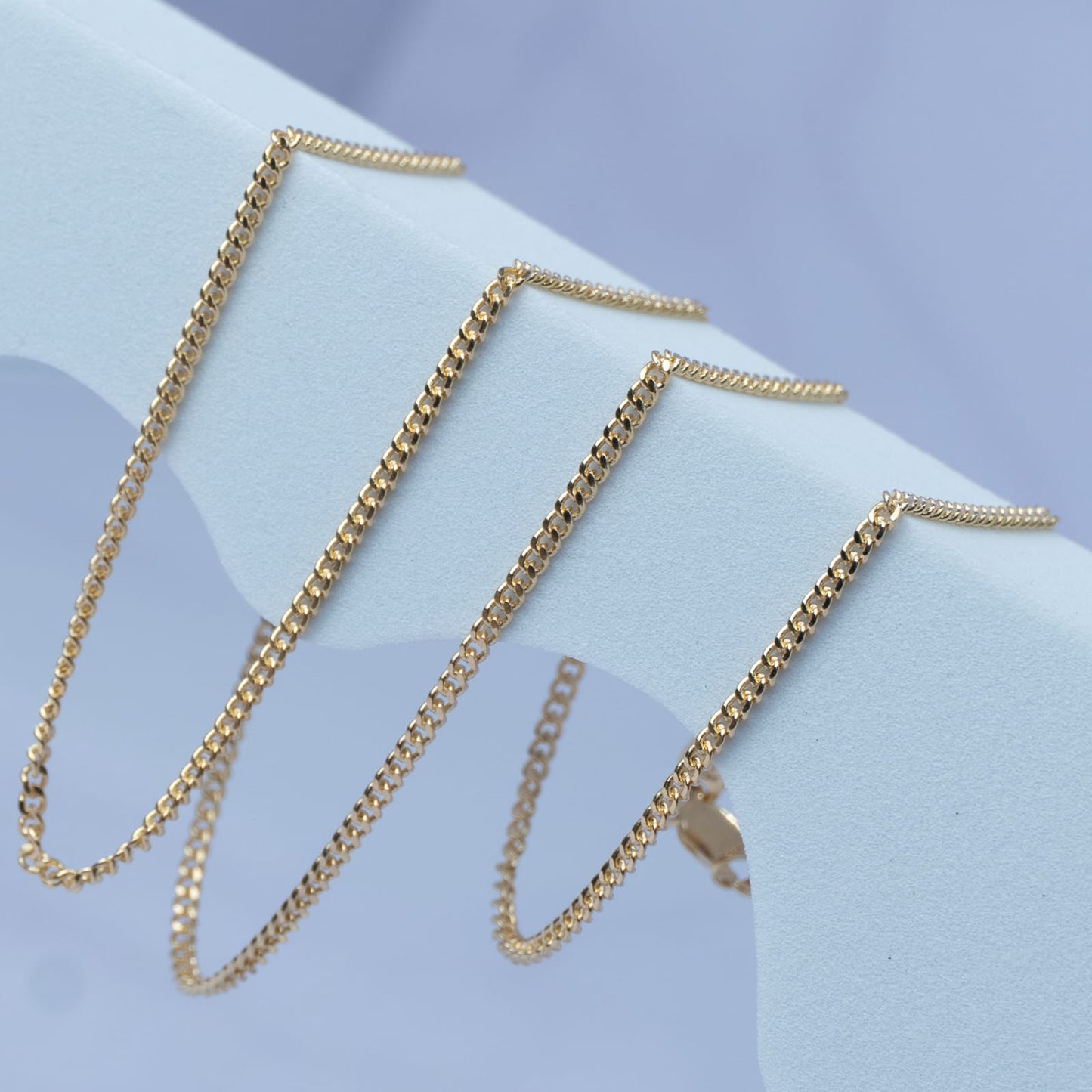 Cadena Cubana 1 mm x 50 cm