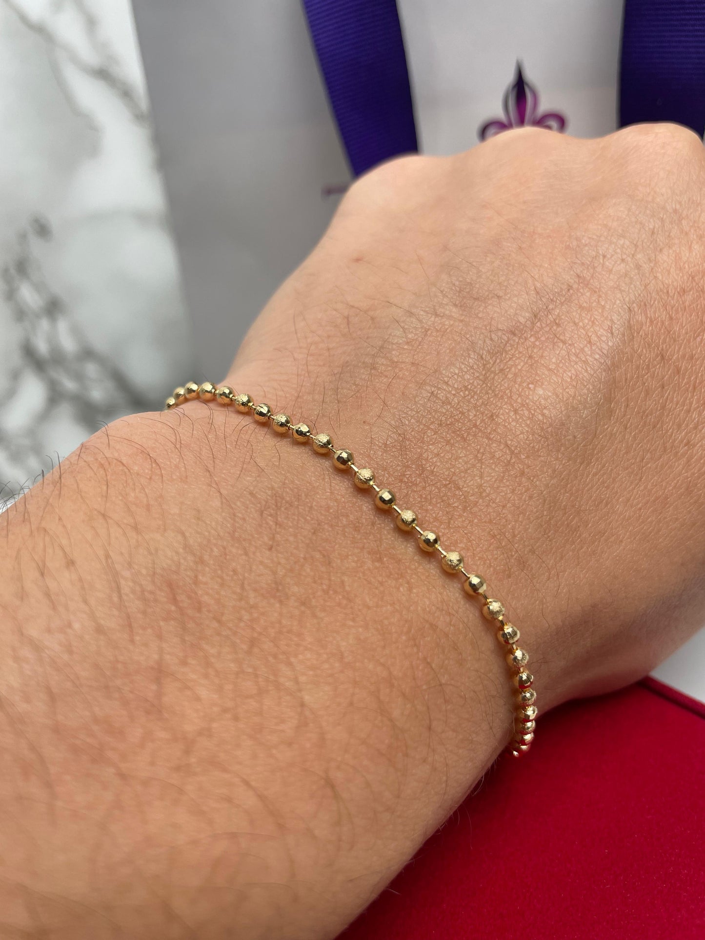 Pulsera Militar Balin Fusco/Fiesta 2.5 mm 18 cm