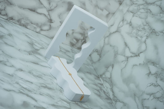 Pulsera Tipo Tennis Baguette Centro Tipo Van Cleff Circones Cristal 18 cm