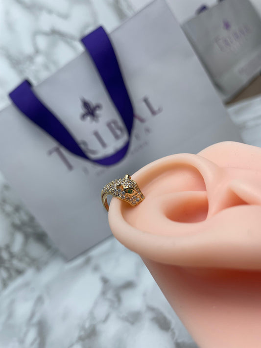 Earcuff Luxe Leopardo Circones