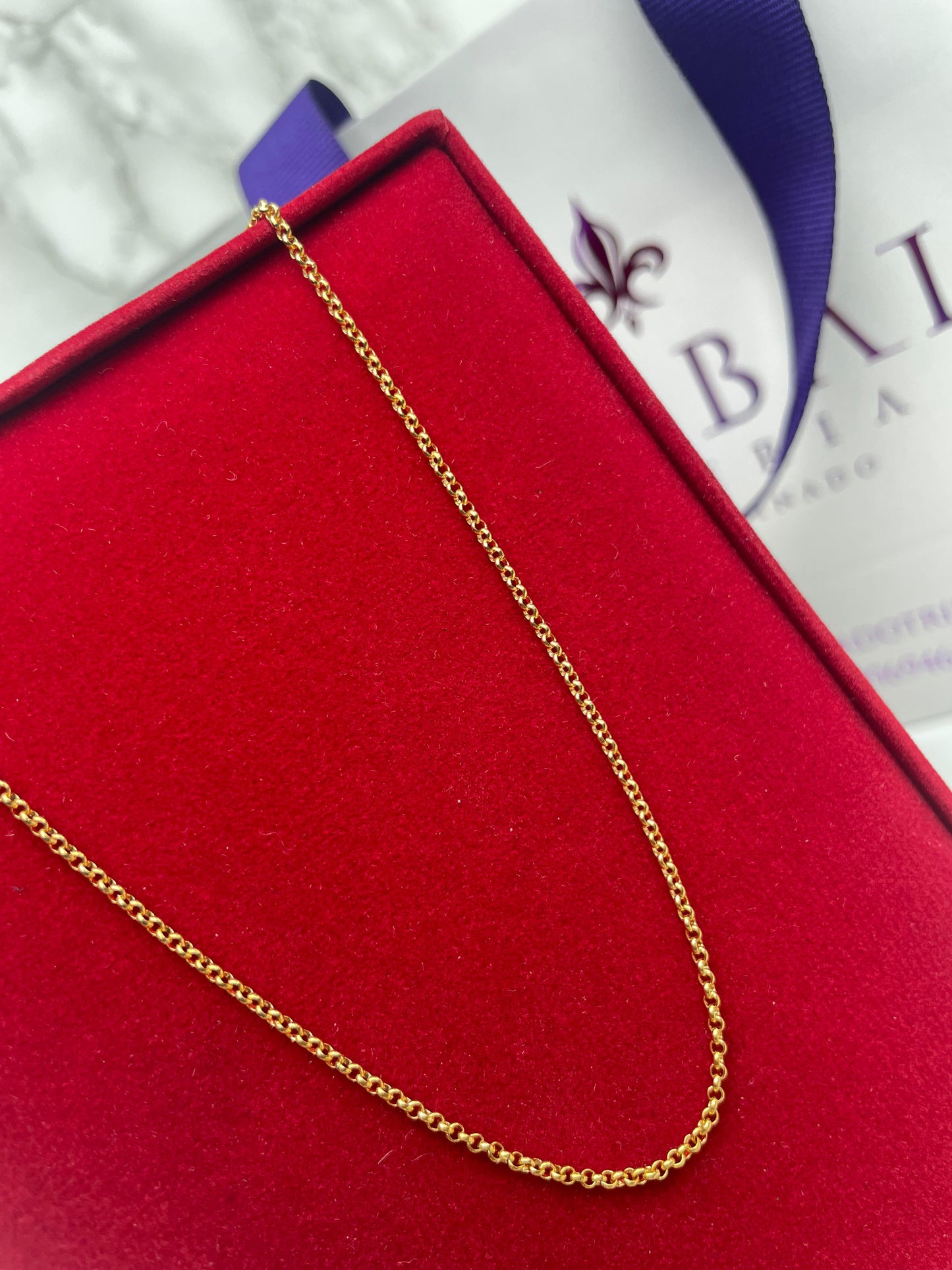 Cadena Belcher 1.5MM 45CM