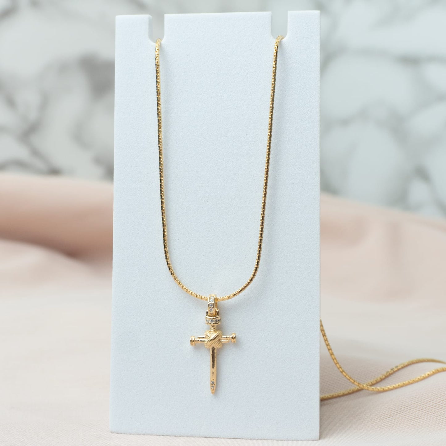 Cadena Minecraft Diamantada 1 mm 60 cm